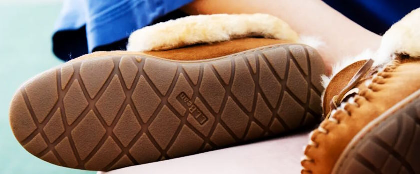 cozy fur-lined slippers